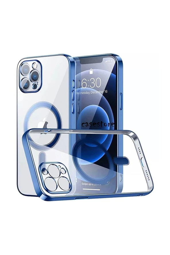 İphone 14 Pro Max Magsafe Uyumlu Parlak Lazer Kapak - Resim 2