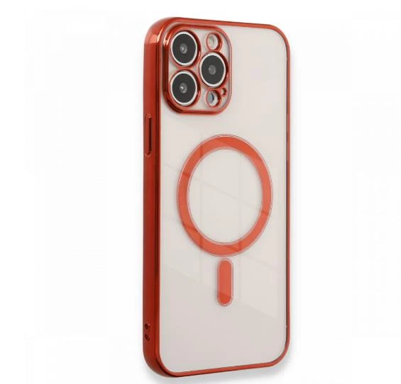 İphone 14 Magsafe Uyumlu Parlak Lazer Kapak - Resim 6