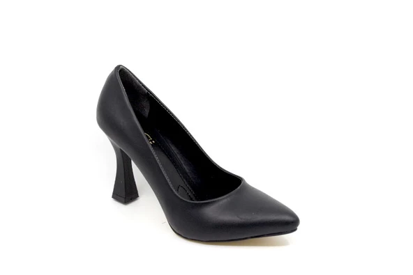 Zerhan 349 Kadın Siyah Stiletto Ayakkabı