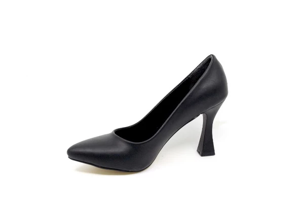 Zerhan 349 Kadın Siyah Stiletto Ayakkabı - 4