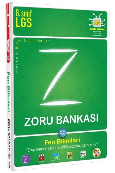 8. Sınıf Fen Bilimleri Zoru Bankası - Tonguç Yayınları