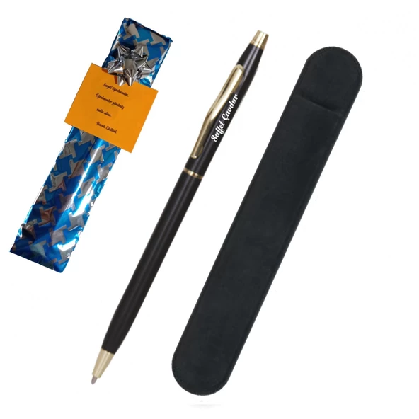 İsme Kişiye Özel Çevirmeli İnce Tükenmez Kalem Öğretmenler Günü