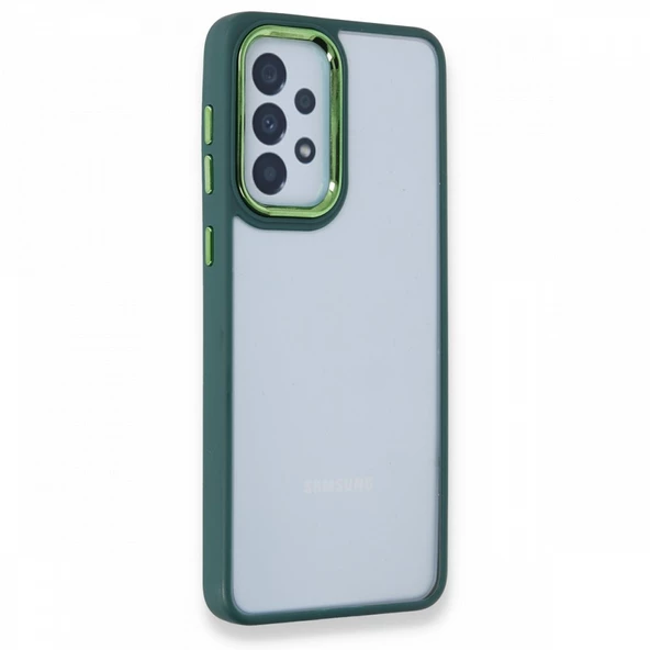 Samsung Galaxy A33 5G Kılıf Luna Lens Kamera Çerçeveli Silikon Kapak - 4