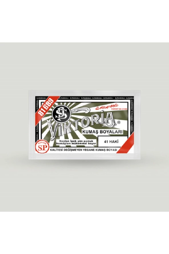 No41 Kumaş Boyası Haki Yeşili (2 ADET) Boya Sabitleyici Fiske - 2