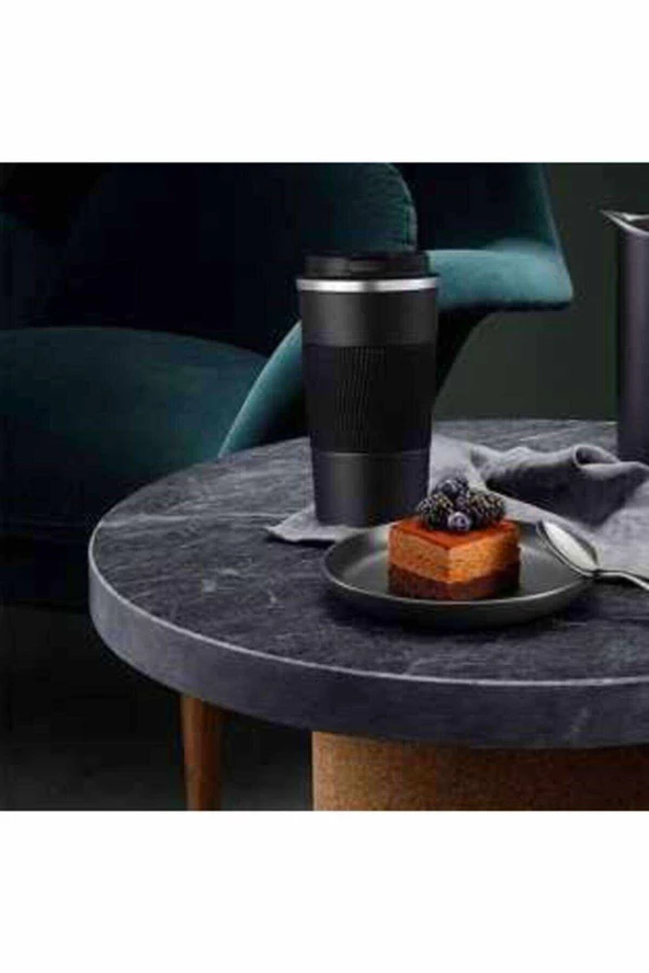 Kişiye Özel Çift Katmanlı Paslanmaz Çelik 500 Ml Kupa Araç Kahve Çay Termos Bardak -1549 - 6