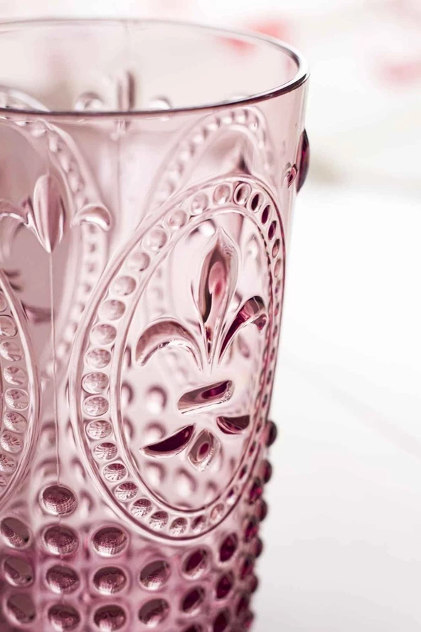 Akrilik Renkli 6'lı Kısa Bardak & Su Meşrubat Kahve Yanı Bardağı 400 ml ( Cam Değildir ) - 3