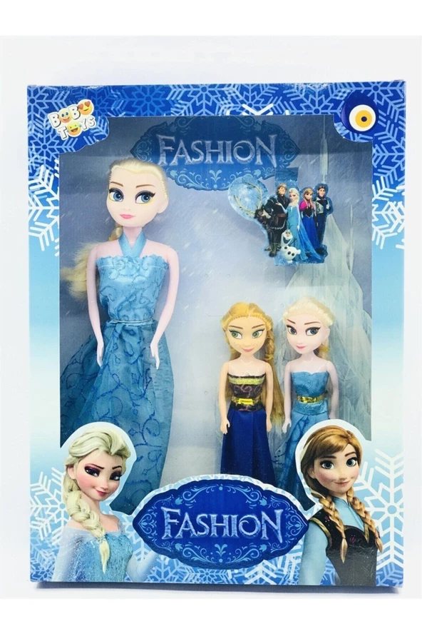 Frozen Elsa Anna Bebek Oyuncak Set 3lü - 3