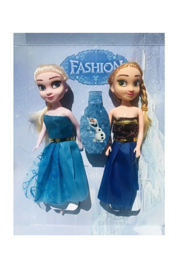 Frozen Ve Anna Karlar Ülkesi Ikili Oyuncak Et Bebek 15 Cm - 3