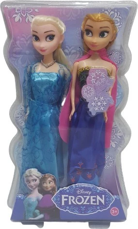 Disney Frozen Karlar Ülkesi Bebek Elsa Anna + Asa Taç ve Saç - 2