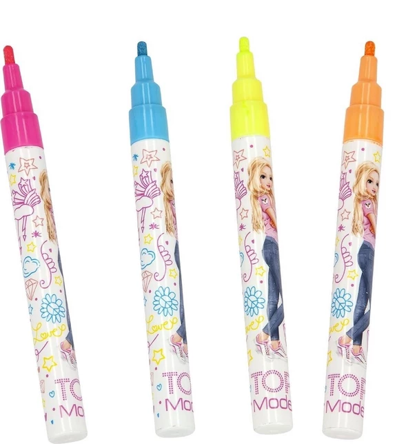 Top Model Neon Dekoratif İşaretleme Markör Seti - 5