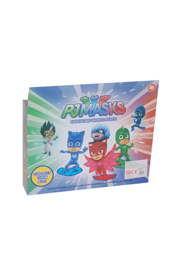 Pjmasks Pijimaskeliler Aksiyon Figür Oyuncak Seti Dörtlü - 3