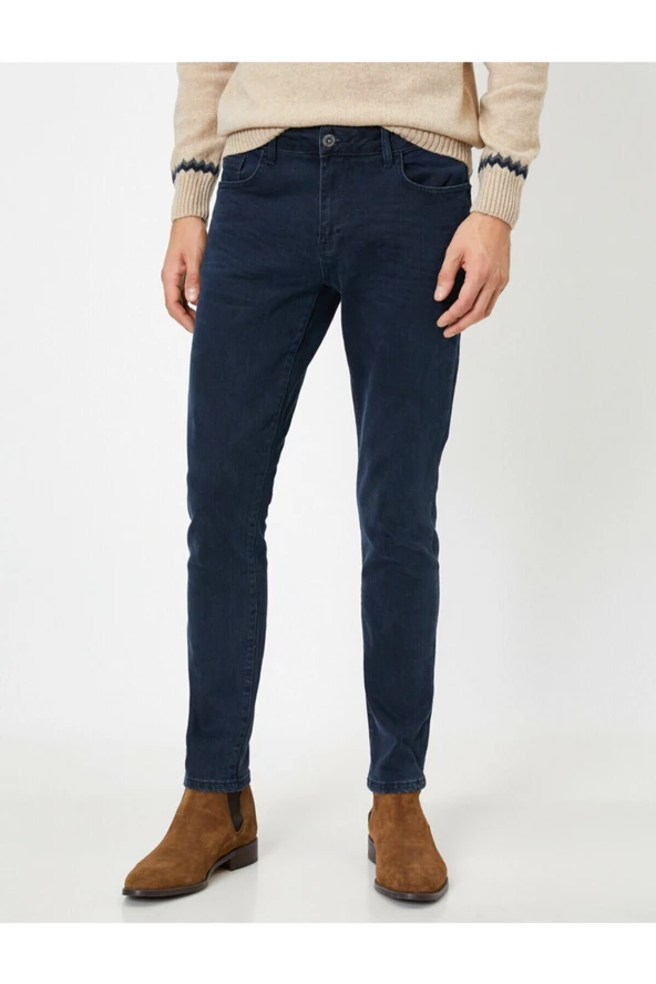 21kam43557ld Erkek Jean Pantolon Indıgo - 7