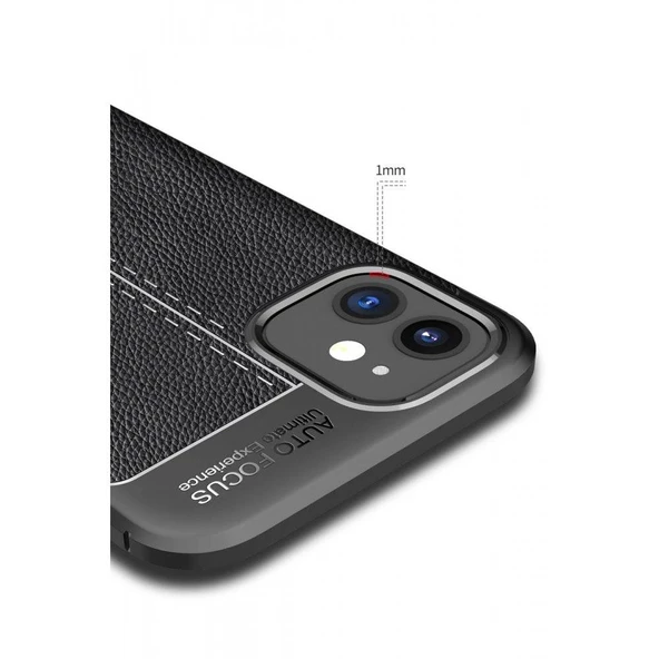 Xiaomi Redmi Note 8 Deri Görünümlü Silikon Kırmızı - 4