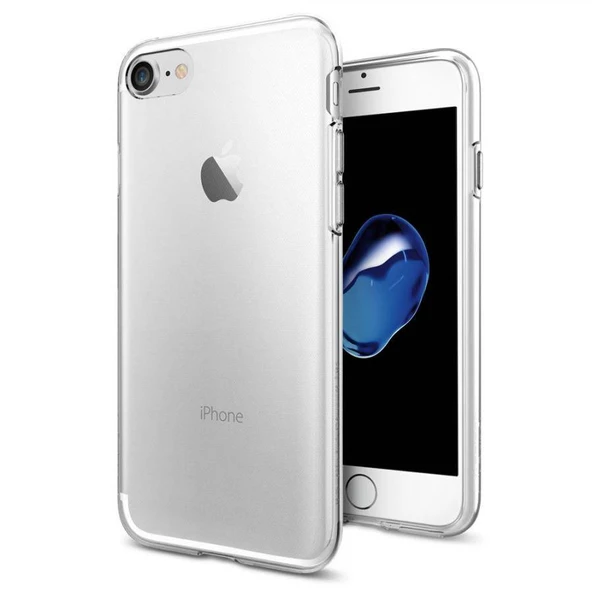 Apple iPhone 7 Ultra İnce Silikon Kılıf Şeffaf - 1