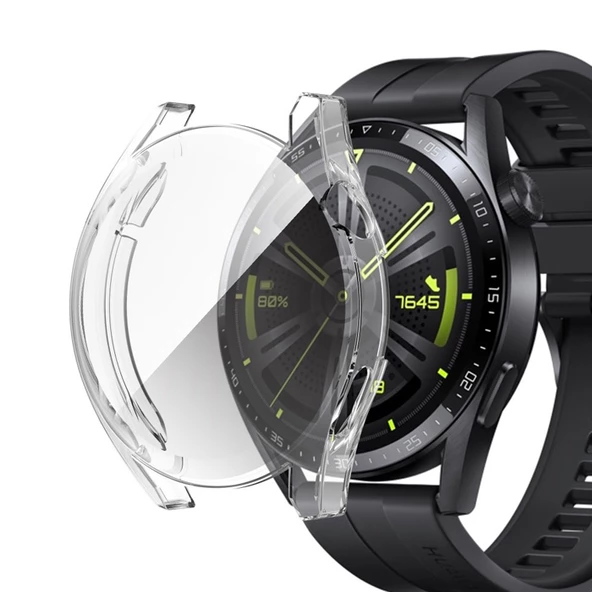Huawei Watch GT3 46mm 360 Koruma Ultra Slim Silikon Kılıf