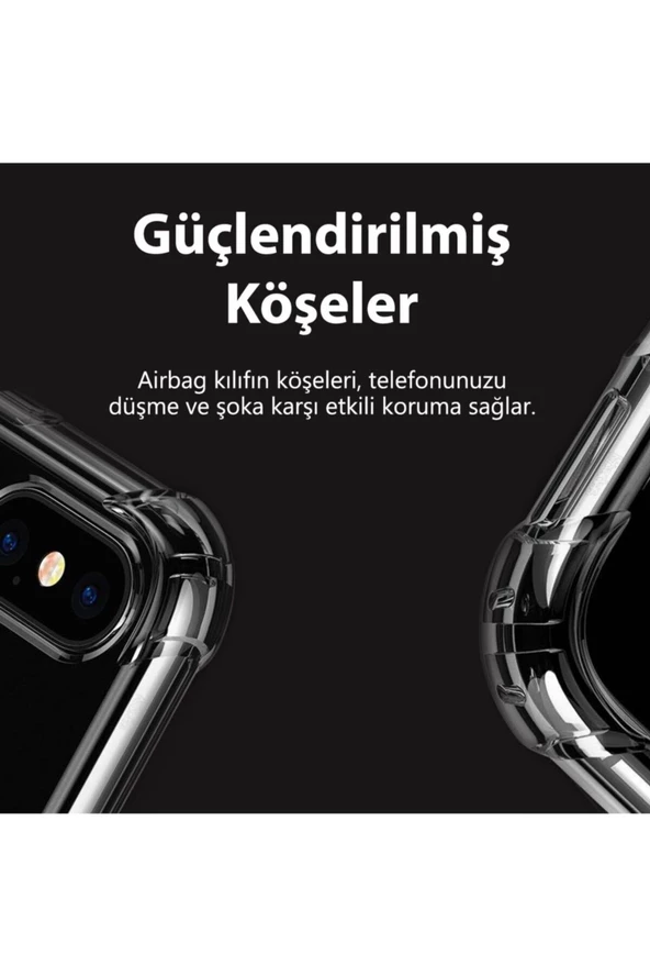 Huawei P30 Lite Şeffaf Tank Silikon Kapak - 3