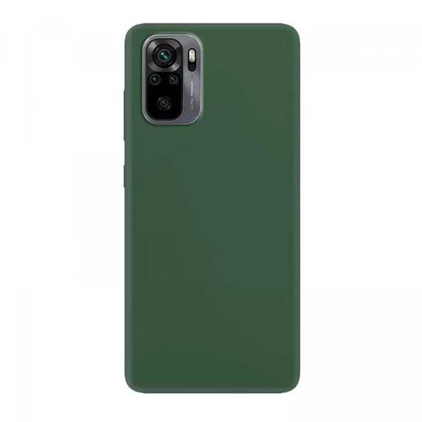 Xiaomi Redmi Note 10S İnce Mat Silikon Kılıf Haki - 2