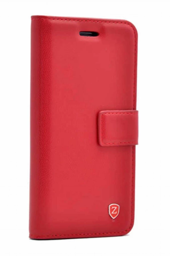 Oppo A5 2020 Cüzdanlı-Standlı-Kapaklı Kılıf Kırmızı