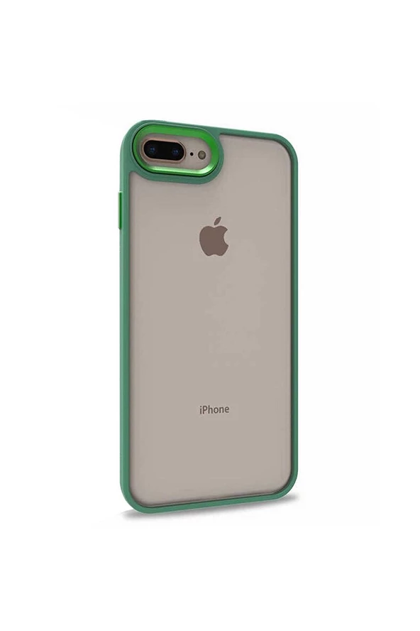 Apple iPhone 8 Plus Nilcs Kılıf Yeşil