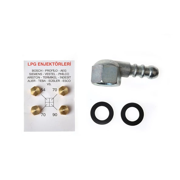 Lpg Ocak Memesi Enjektör  Yan Pipo Conta  Bütün Markalara Uyumlu