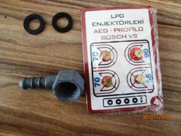 Lpg Ocak Memesi Enjektör  Yan Pipo Conta  Bütün Markalara Uyumlu - 9