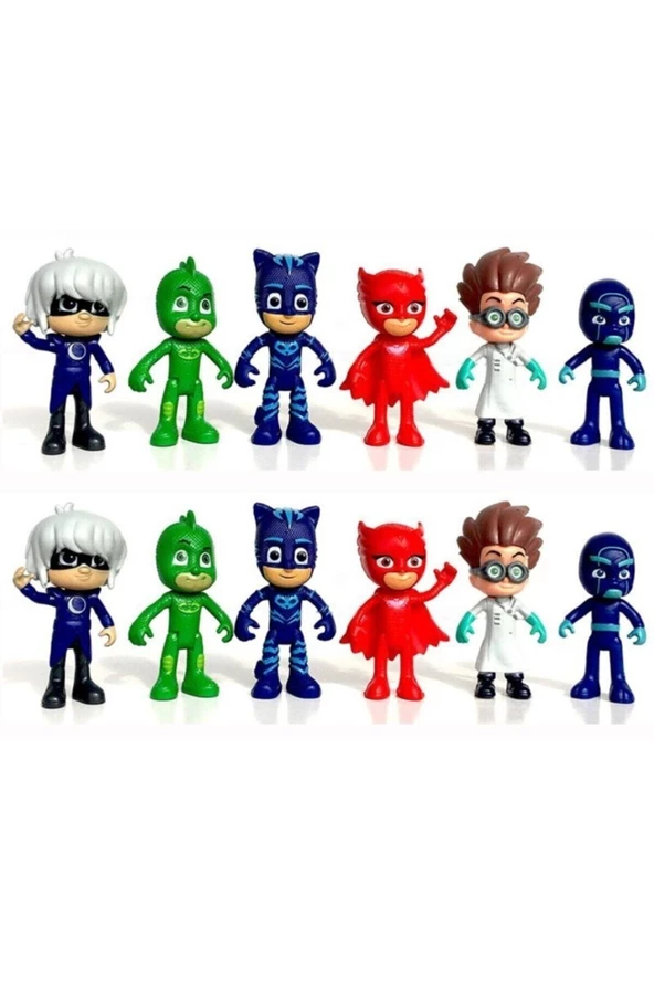 Unisex Çocuk Figür Seti 12 Parça - Resim 2