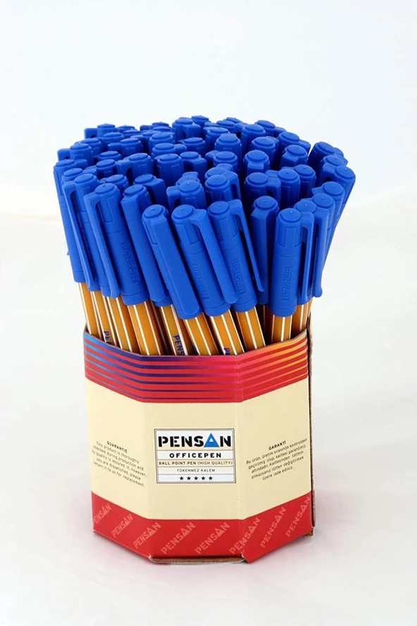 Pensan 1010 1.0 Tükenmez Kalem 60 Lı Mavi Siyah Kırmızı - 3