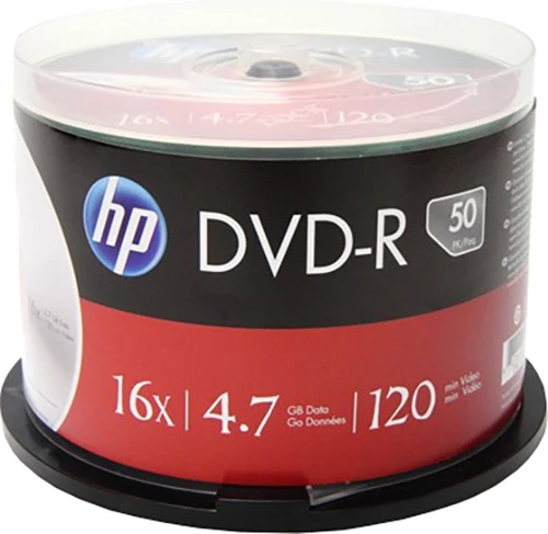 Hp DVD-R 4,7gb-120min 16x 50 li Shrink - 2