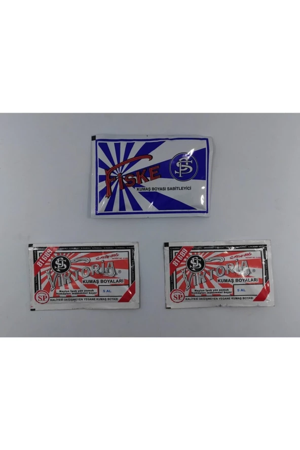 No5 Kumaş Boyası Al Rengi (2 ADET) Boya Sabitleyici Fiske ürün görseli 1