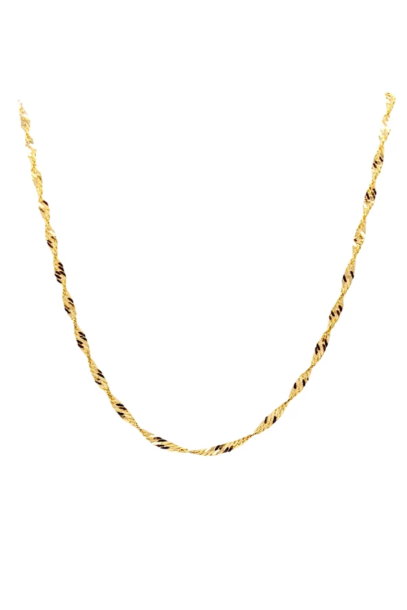 Cigold Taşsız Zincir Singapur 22 Ayar Altın 3.47 OA-C14404027914 - 1