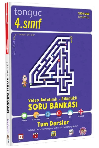 4. Sınıf Tüm Dersler Video Anlatımlı - Etkinlikli Soru Bankası - Tonguç Yayınları