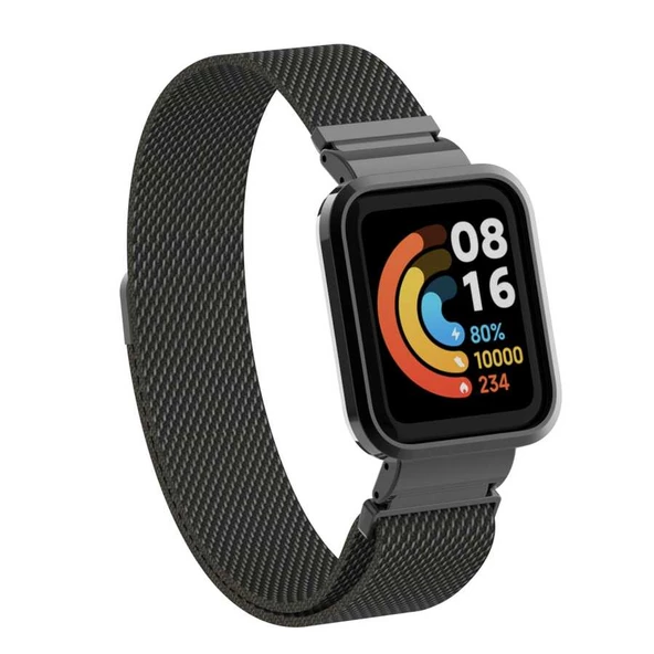 Xiaomi Redmi Watch (Mi Watch Lite) Zore KRD-58 Metal Kordon - 5