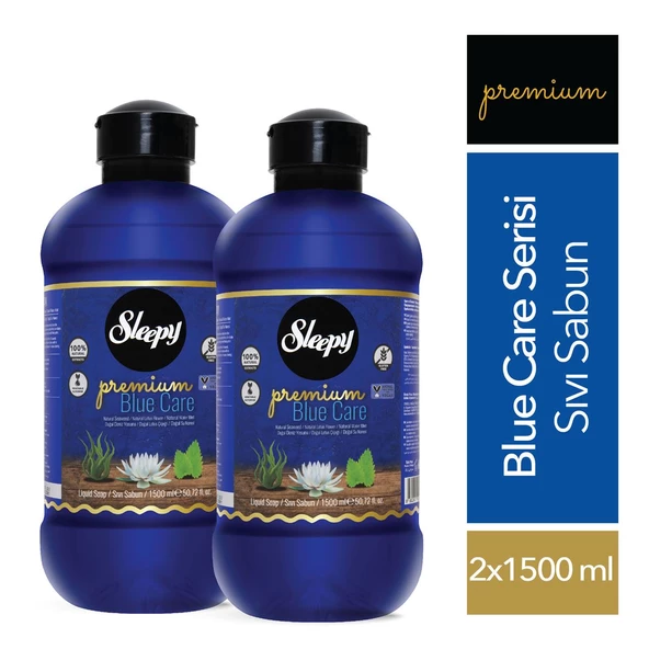 Sleepy Premium Blue Care Serisi Sıvı Sabun 2x1500 ml