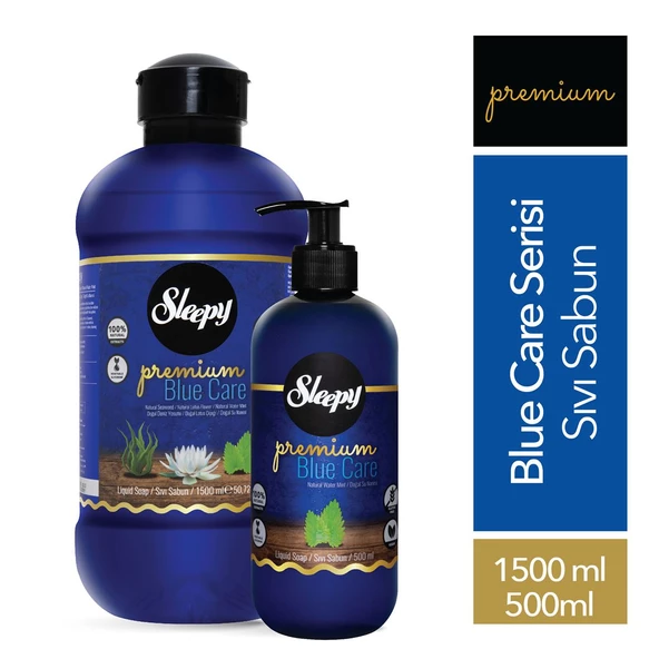 Sleepy Premium Blue Care Serisi Sıvı Sabun 1500 ml + 500 ml