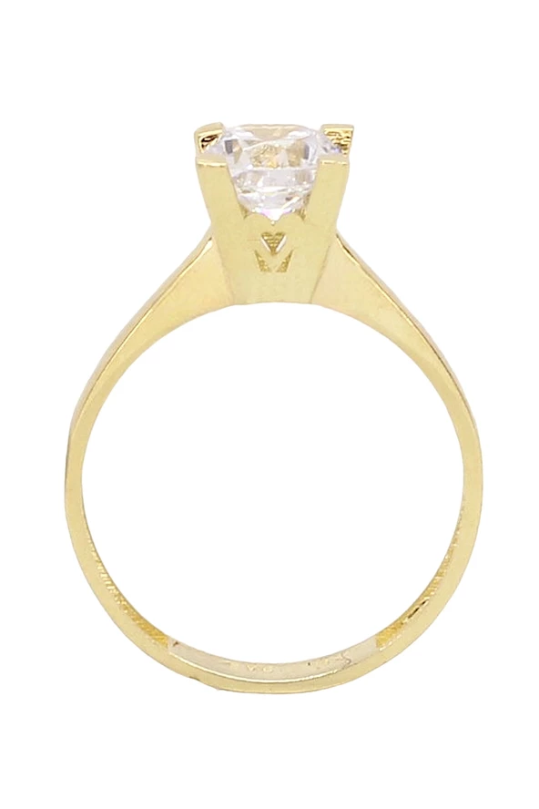 Cigold Tektaş Yüzük 14 Ayar Altın 1,91 Gr OA-C11401028569 - 3