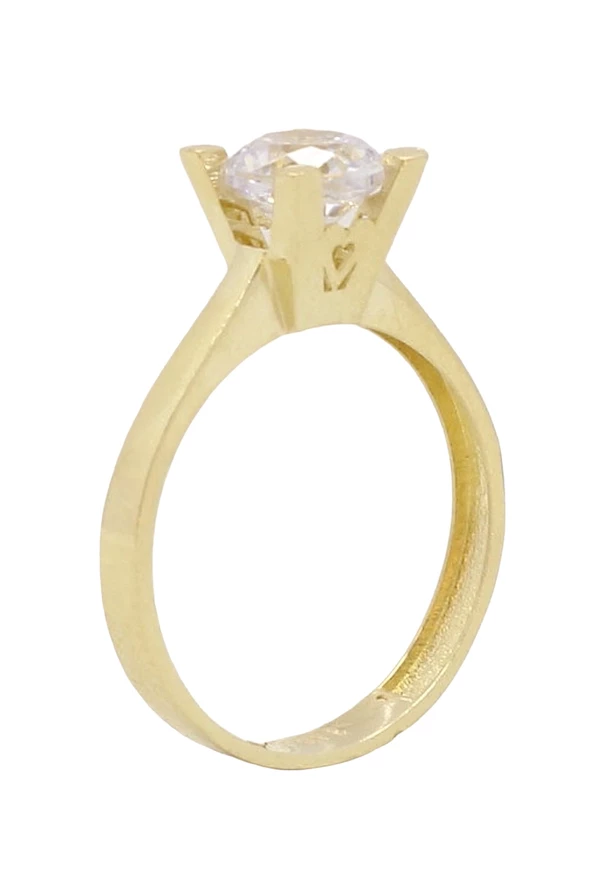 Cigold Tektaş Yüzük 14 Ayar Altın 1,91 Gr OA-C11401028569 - 2