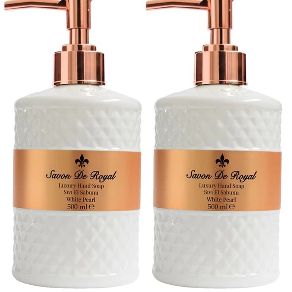 Savon De Royal Luxury Vegan Sıvı Sabun White Pearl 2 x 500 ml