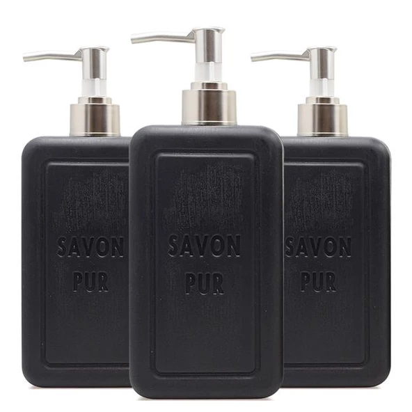 Savon De Royal Savon Pur Luxury Vegan Sıvı Sabun Siyah 3 x 500 ml