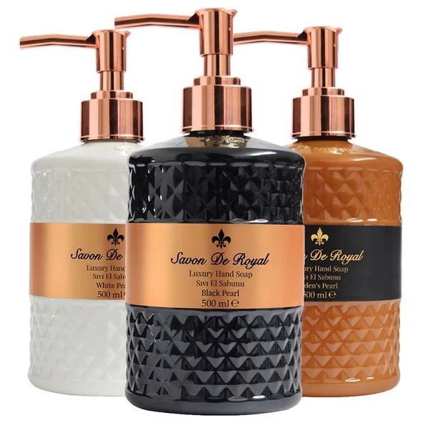 Savon De Royal Luxury Sıvı Sabun Pearl Karma 3 x 500 ml