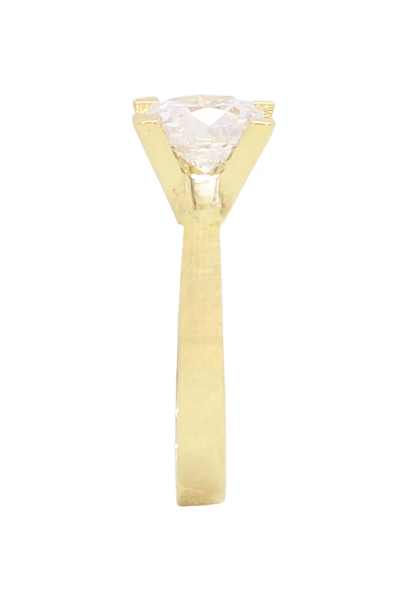 Cigold Tektaş Yüzük 14 Ayar Altın 1,50 Gr OA-C11101028555 - 4