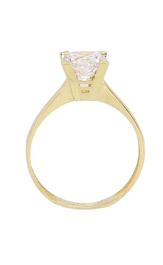 Cigold Tektaş Yüzük 14 Ayar Altın 1,50 Gr OA-C11101028555 - 3
