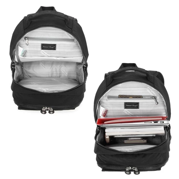 Büyük Boy Sırt Çantası Smart Bags Krinkıl Kumaş 1215 - 5