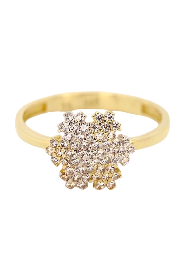 Cigold Taşlı Kartanesi Yüzük 14 Ayar Altın 2,07 Gr OA-C11601028629 - 3