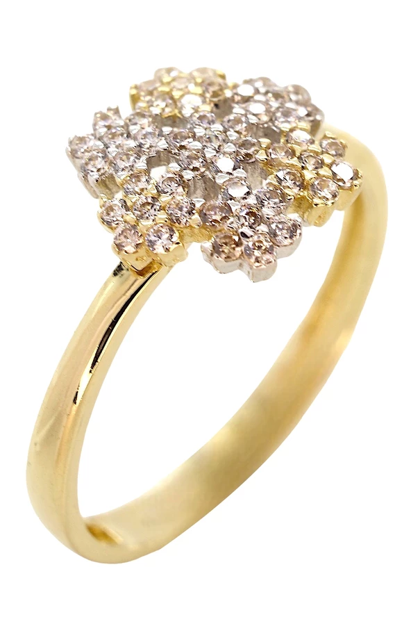 Cigold Taşlı Kartanesi Yüzük 14 Ayar Altın 2,07 Gr OA-C11601028629 - 2