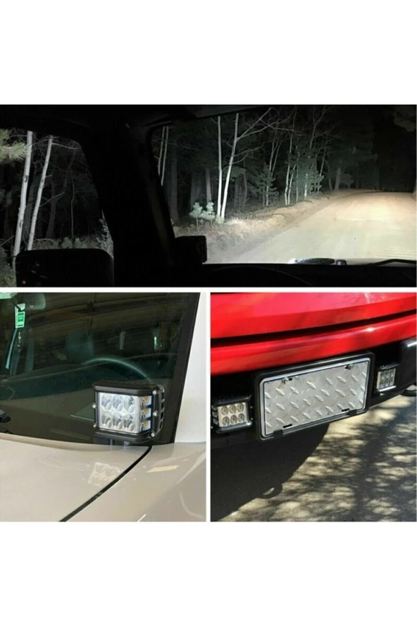 OFF ROAD SİS FARI ÇALIŞMA LAMBASI BEYAZ VE SARI ÇAKARLI LED LAMBA - 7