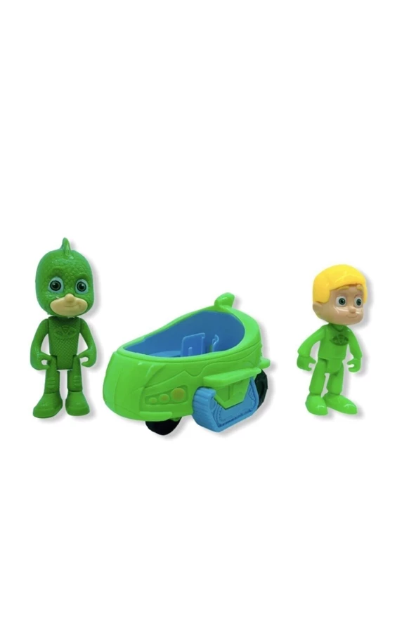 2 Figürlü Kertenkele  Arabalı Set Pijamaskeliler - 2