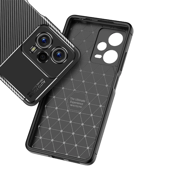 Vendas Xiaomi Redmi Note 12 Pro 5G Uyumlu Deep Dizayn Auto Focus Tasarımlı Karbon Dizayn Kılıf - 5