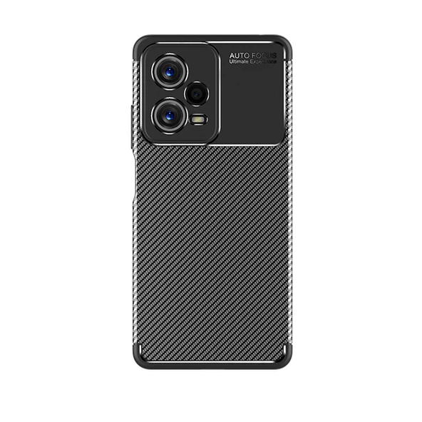 Vendas Xiaomi Redmi Note 12 Pro 5G Uyumlu Deep Dizayn Auto Focus Tasarımlı Karbon Dizayn Kılıf - 11