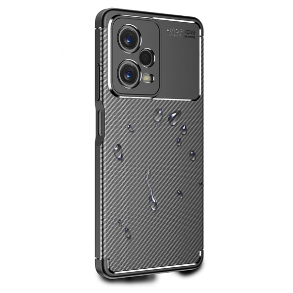 Vendas Xiaomi Redmi Note 12 Pro 5G Uyumlu Deep Dizayn Auto Focus Tasarımlı Karbon Dizayn Kılıf - 3