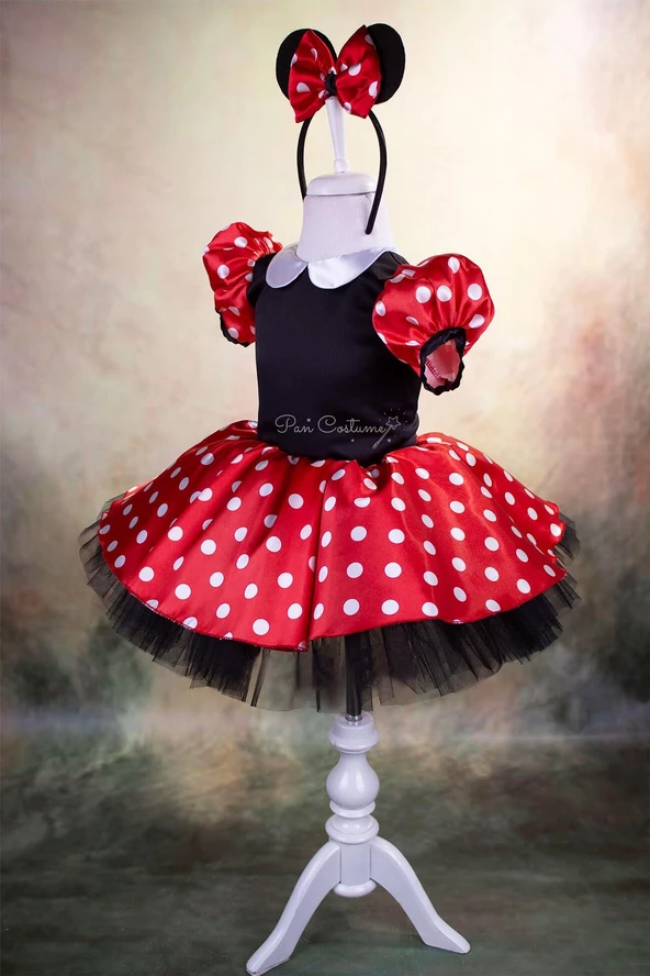 Minnie Mouse Kız Çocuk Kostümü - 4